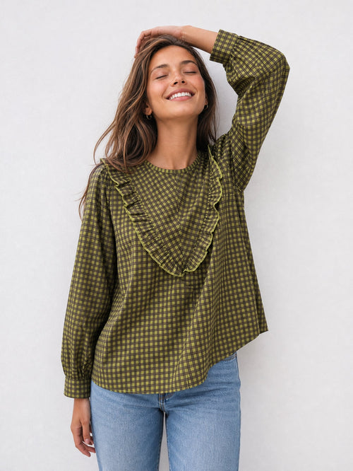 BLUSA ARMONIAS TEEN CUADROS