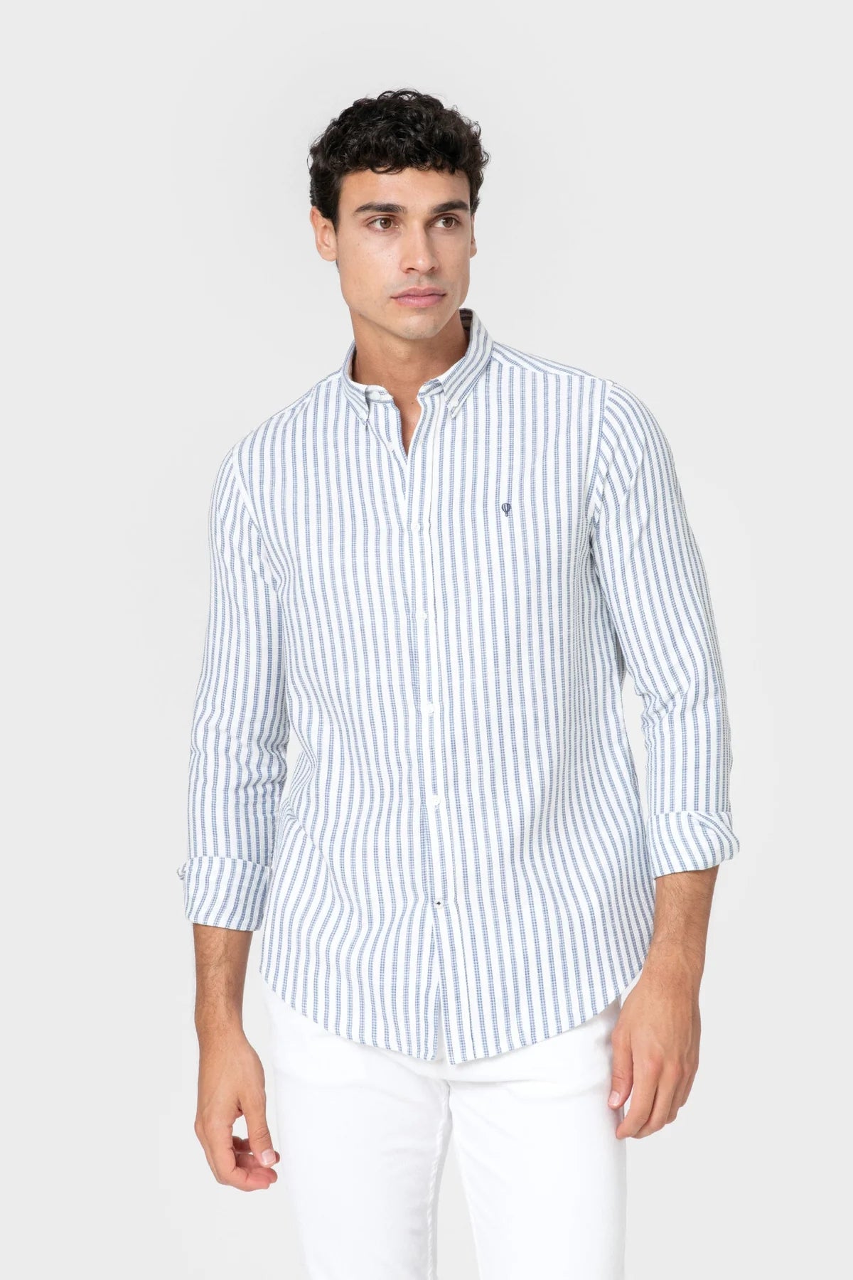 Camisa Estruturada Riscas