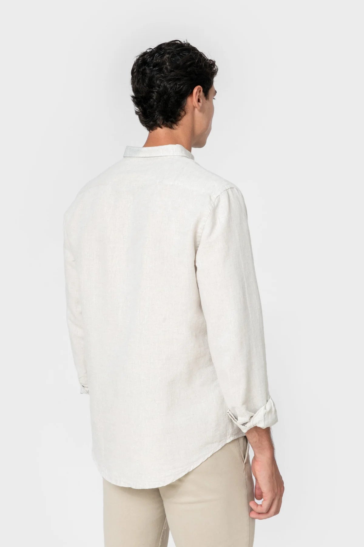 Camisa Linho Bege