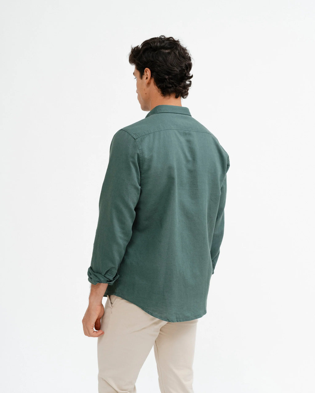 Camisa de Linho Verde