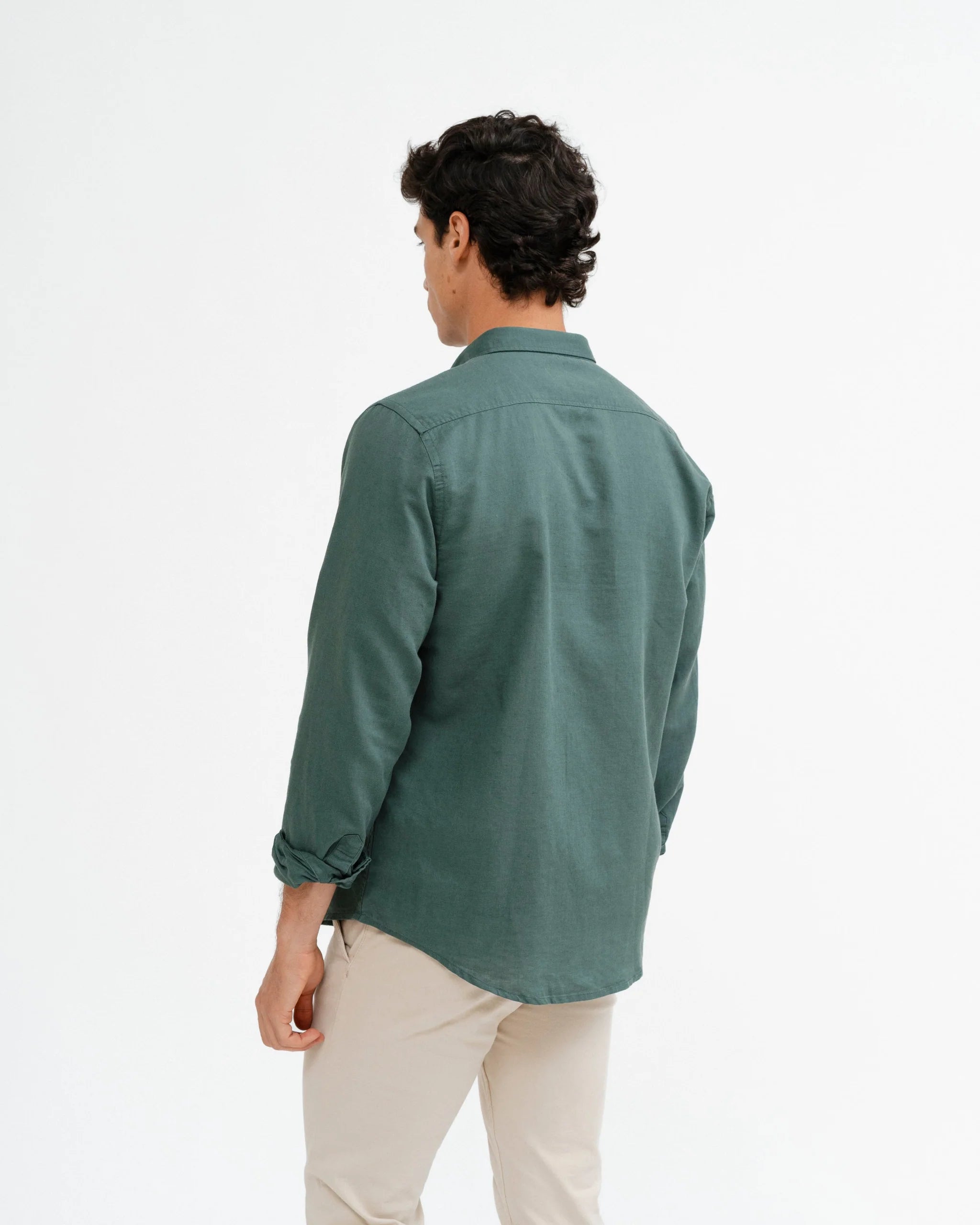 Camisa de Linho Verde