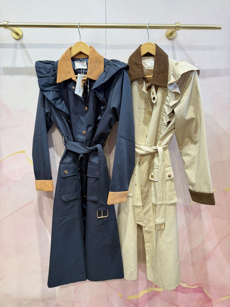Trench Coat em Algodão