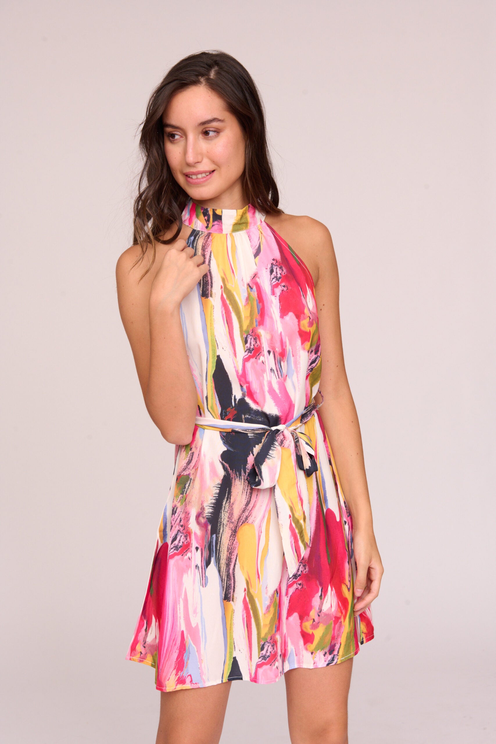 Vestido Curto Multicolor