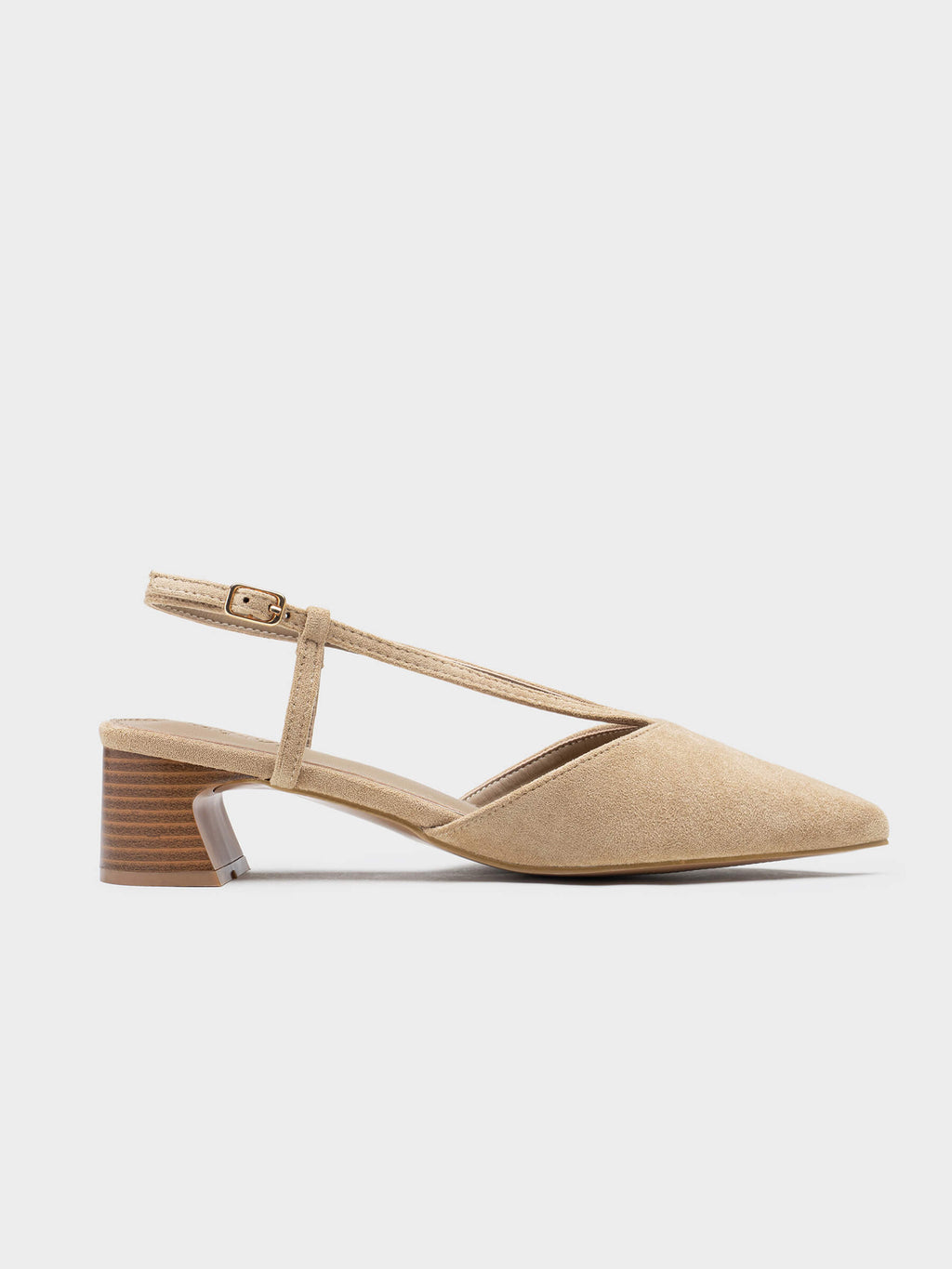 Sapatos de salto fino com tiras