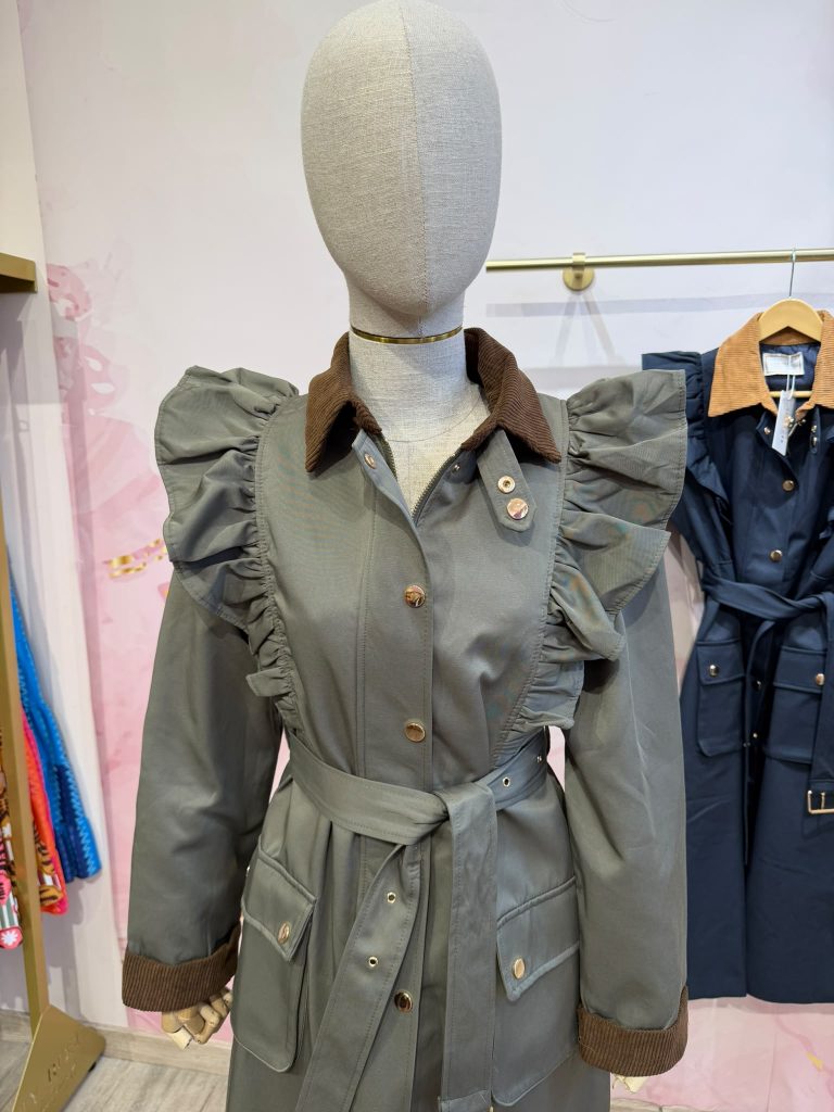 Trench Coat em Algodão