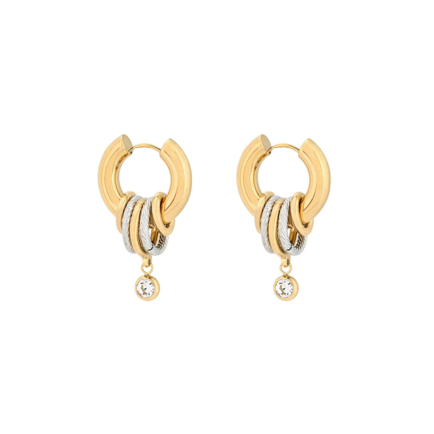 Argolas Glamour com pendentes