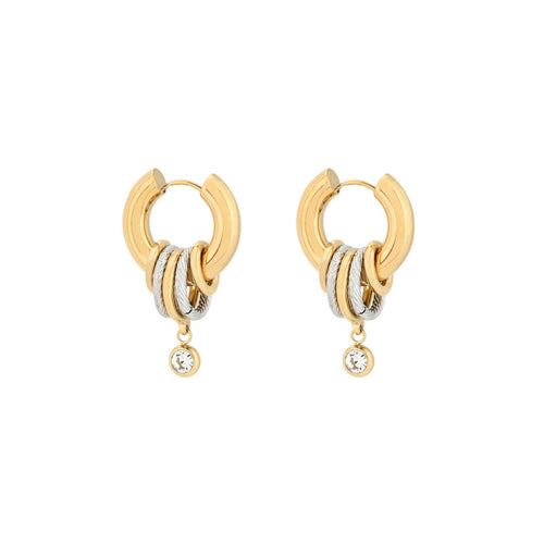 Argolas Glamour com pendentes