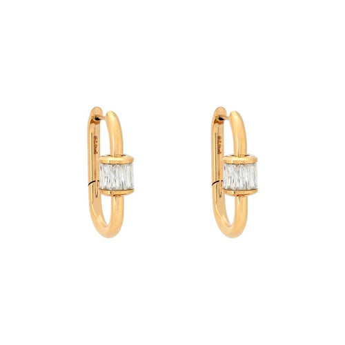 Argolas Glamour com zircônias
