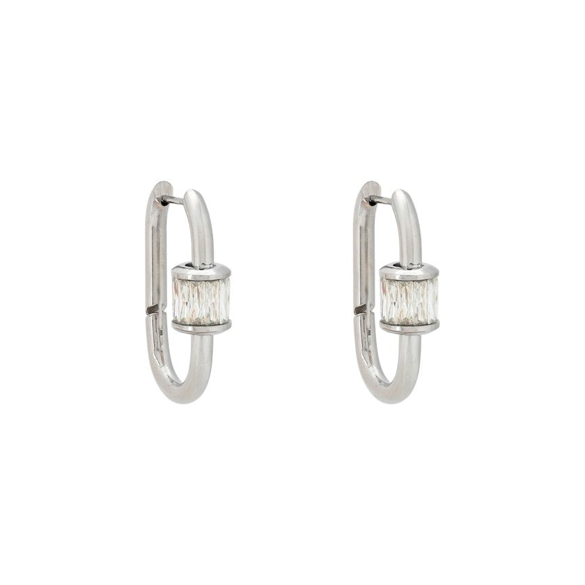 Argolas Glamour com zircônias