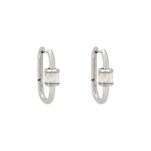 Argolas Glamour com zircônias