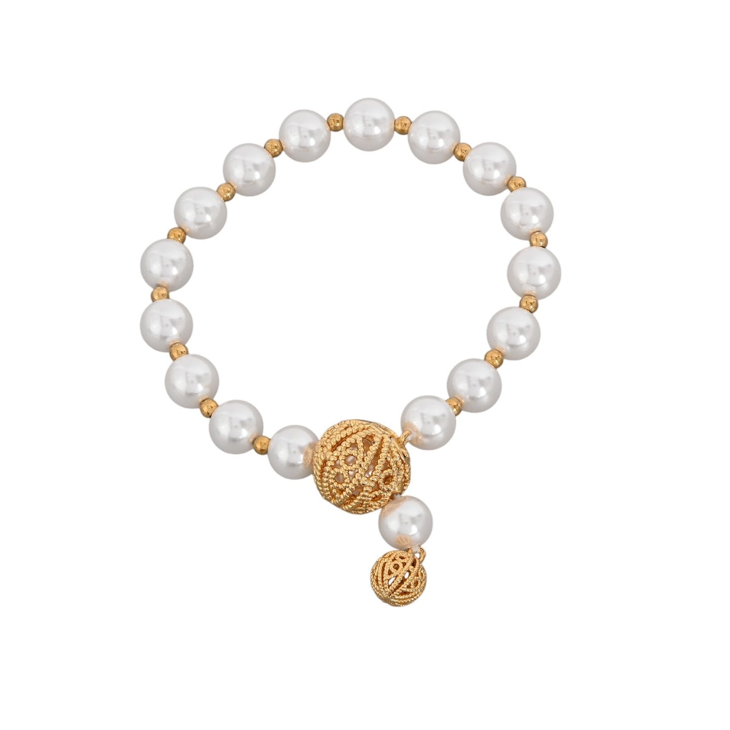Pulseira Encantos de Portugal ajustável com pérola
