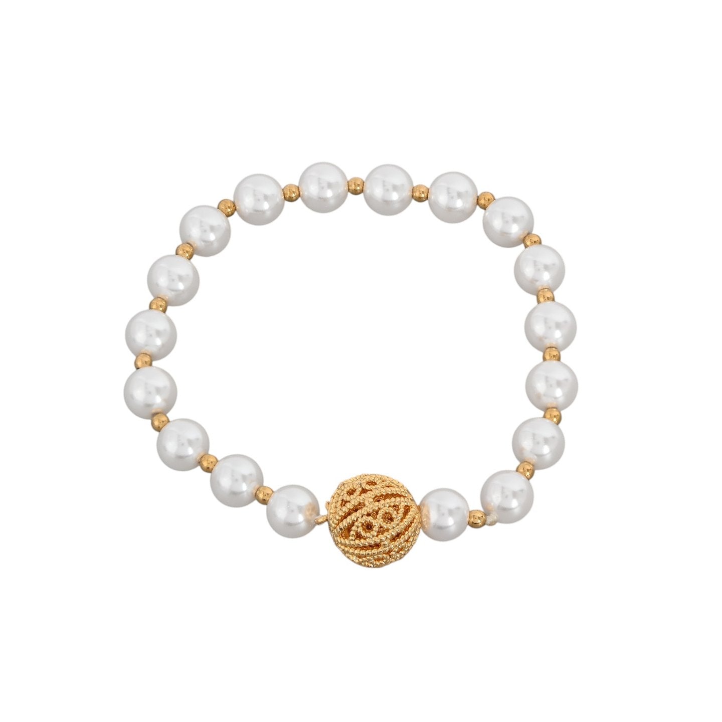 Pulseira Encantos de Portugal ajustável com pérola