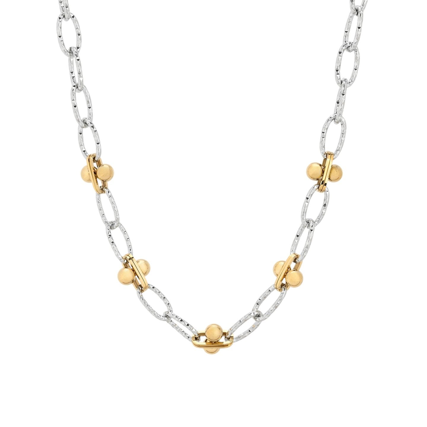 Colar Glamour malha multicor