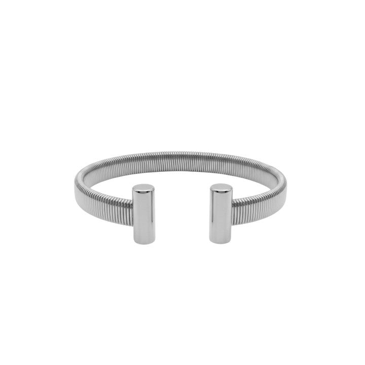 Pulseira Rígida Fina em Aço