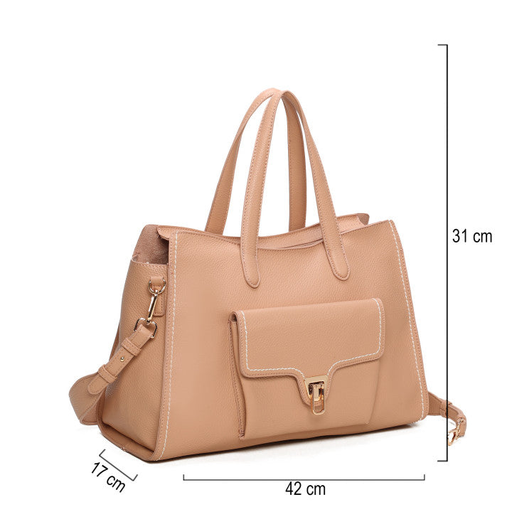 Mala Shopper com Bolso Frontal