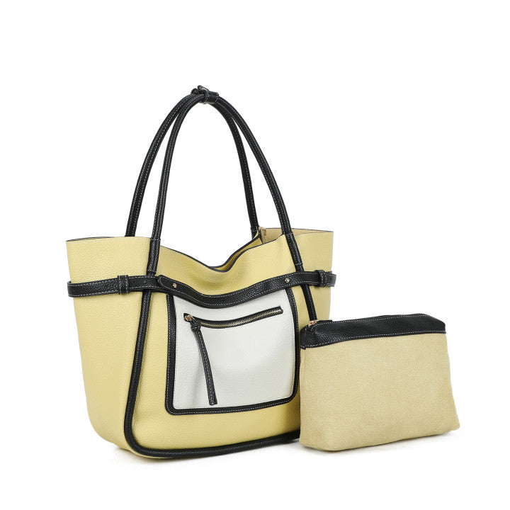 Mala Shopper com Duas Cores