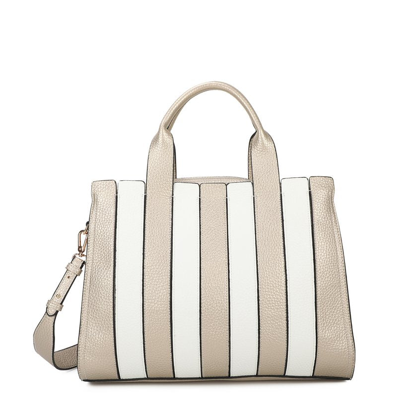 Mala Shopper com riscas