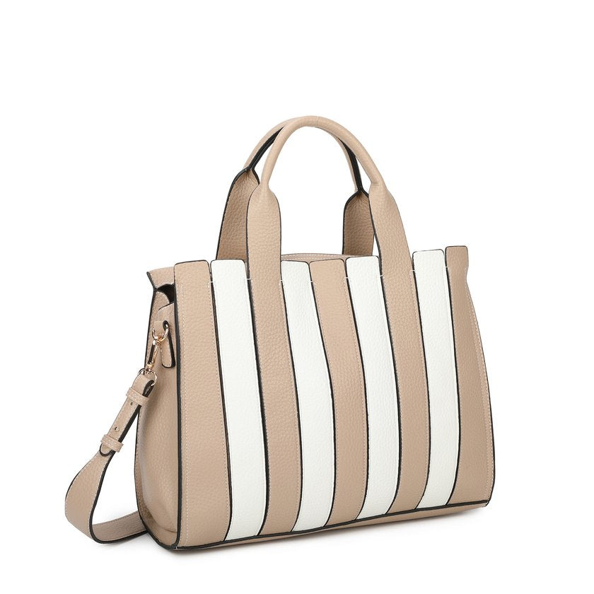Mala Shopper com riscas