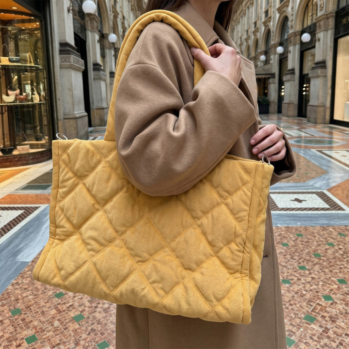Mala Shopper em Veludo