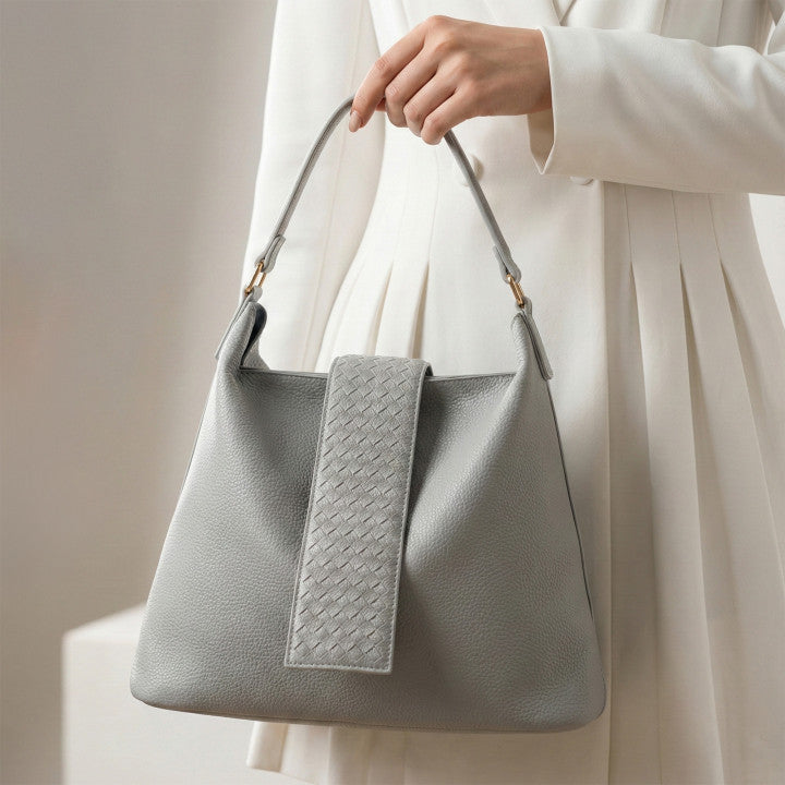 Mala Shopper Fivela Entrançada