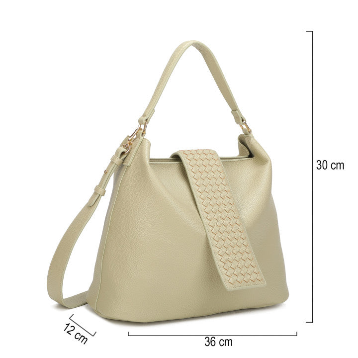 Mala Shopper Fivela Entrançada