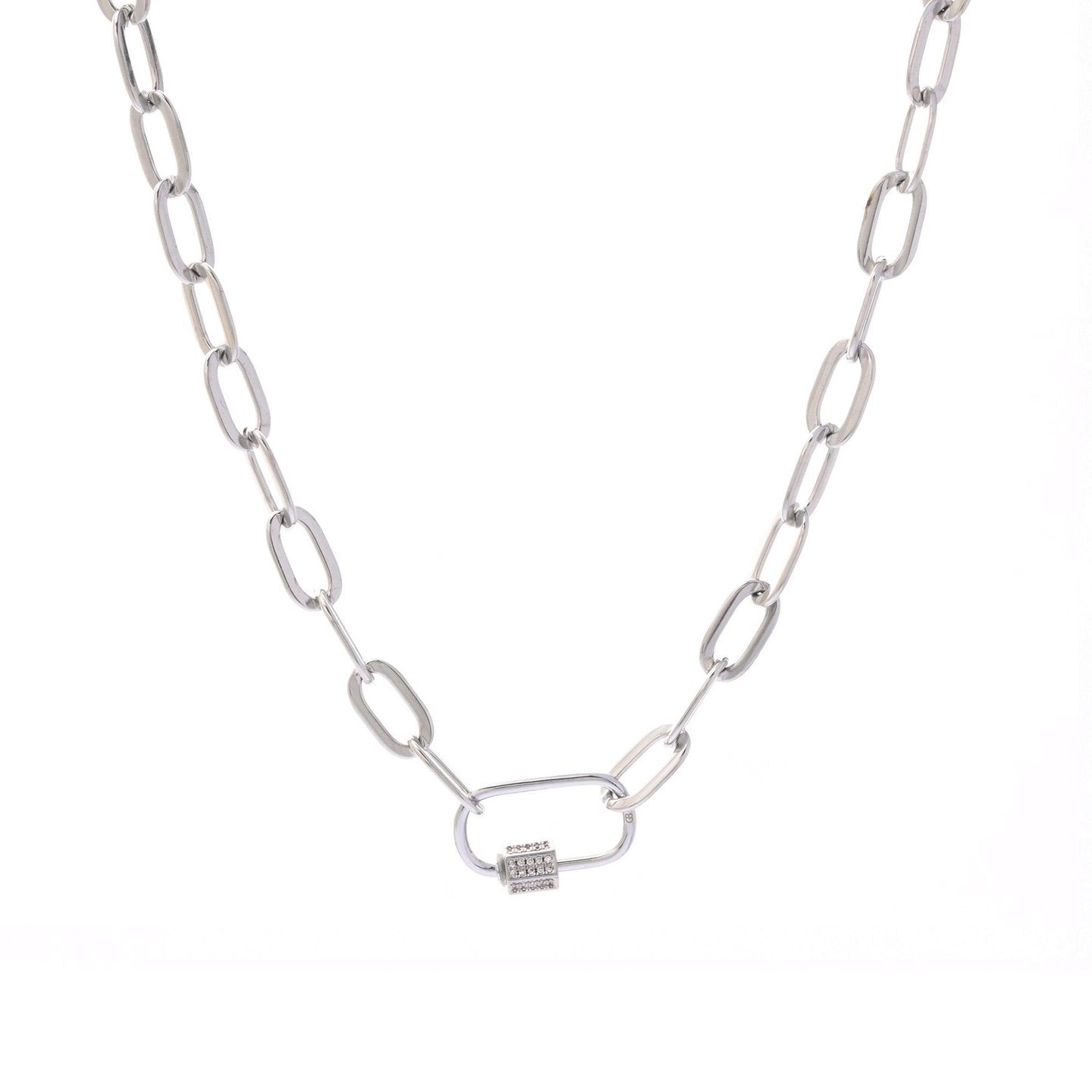 Colar Glamour com fecho brilhantes