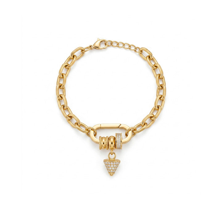 Pulseira Glamour com Zircónias