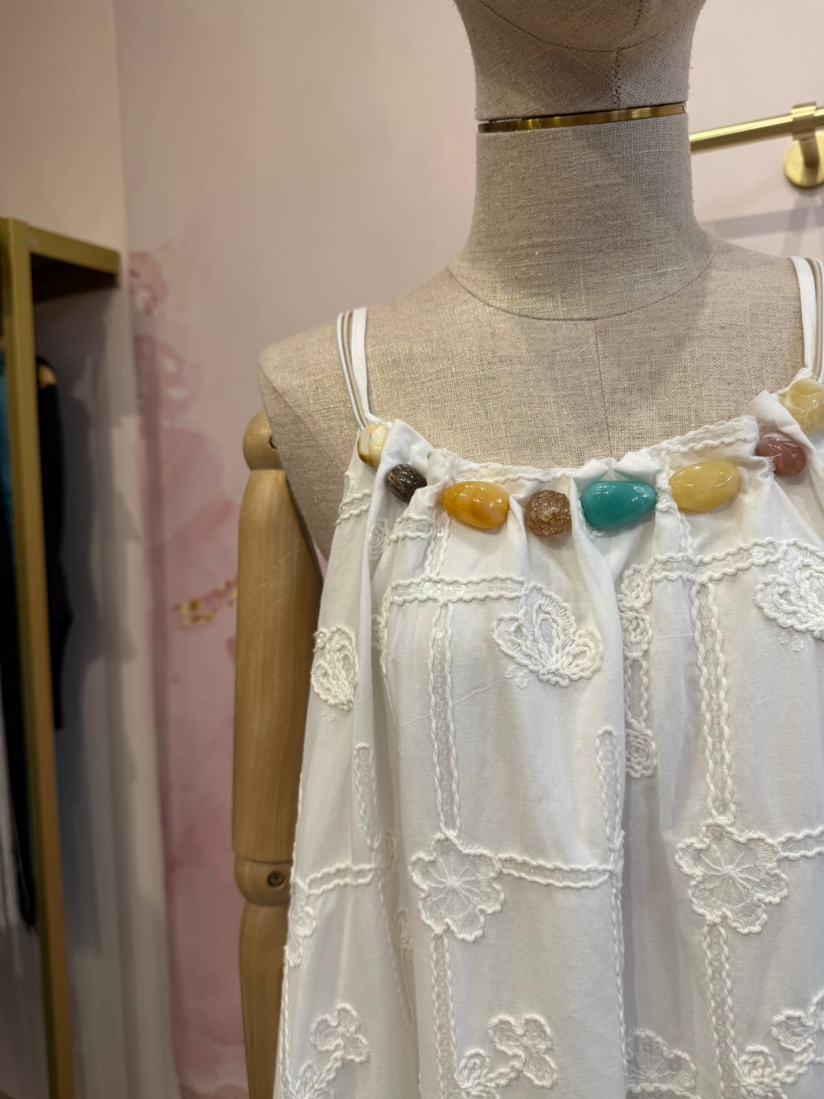 Vestido Halter Naia Branco