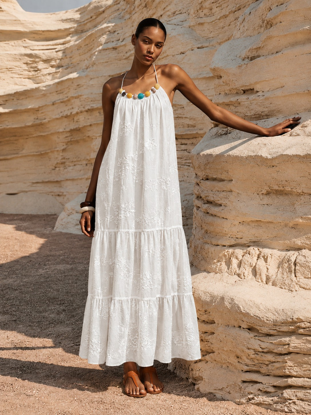 Vestido Halter Naia Branco